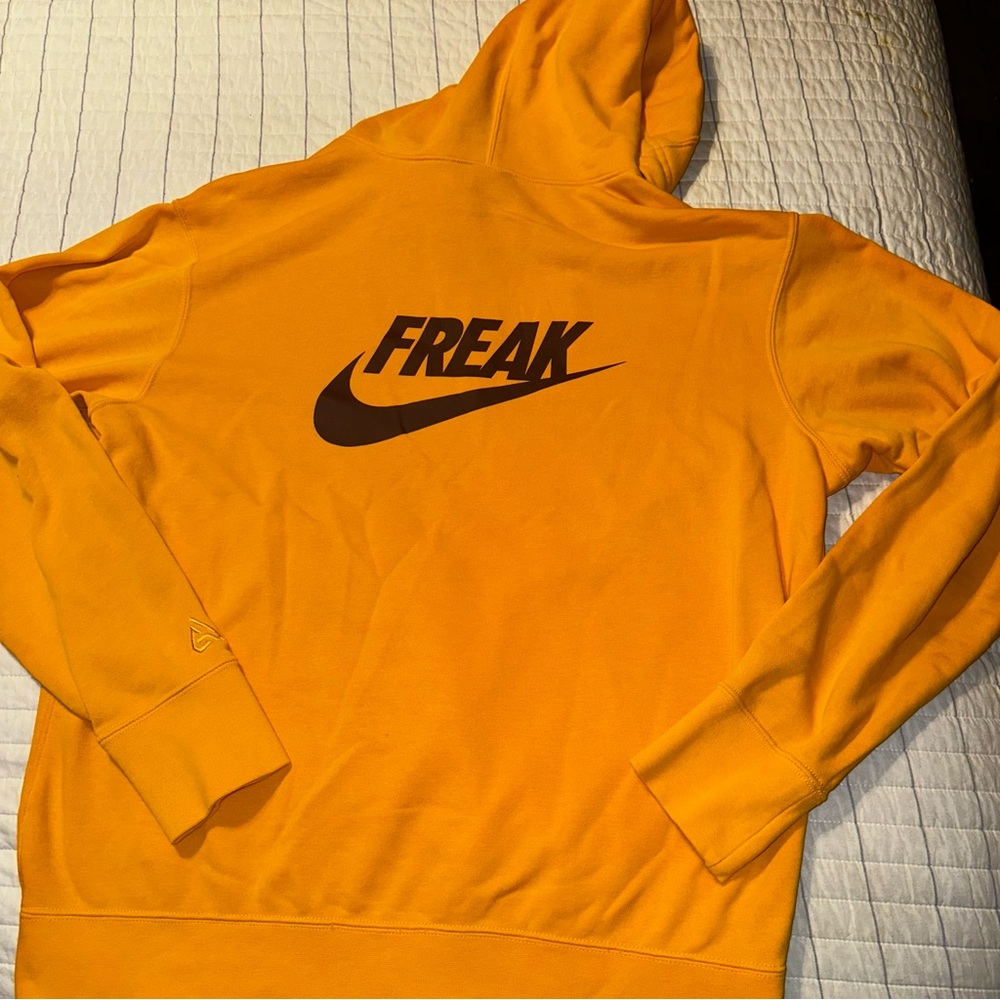 Nike Giannis Antetokounmpo Greek Freak‎ Hoodie Orange Mens Medium CV2173-803